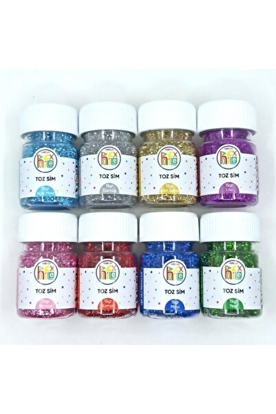 HOBİFLEX Epoksi Reçine Toz Sim 8 Renk Set (set Fiyatıdır 120 Gr)