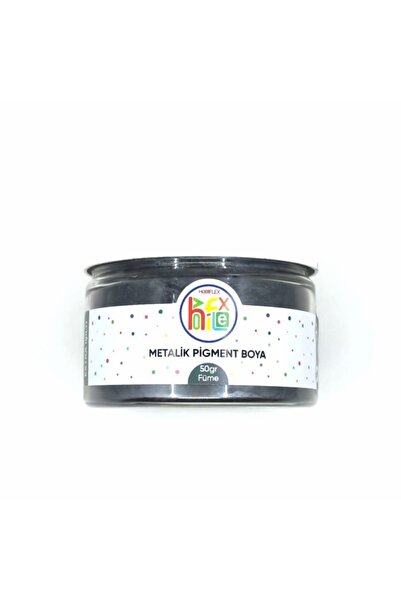 HOBİFLEX Epoksi Reçine Metalik Sedefli Pigment Toz Boya Füme Renk 50 Gr