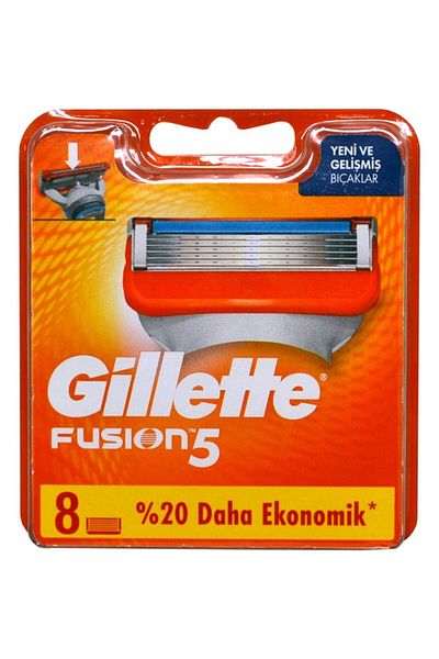 Gillette Fusion5 Spare Shaving Blade 8 Pieces