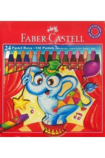 Faber Castell 24 Pieces Pastel Paint Cardboard Box