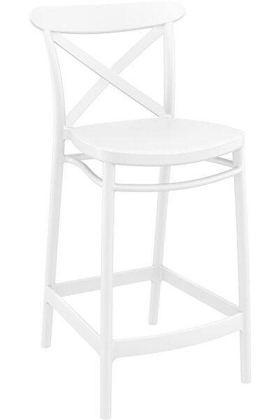 Siesta Cross Bar 65cm Sandalye Beyaz