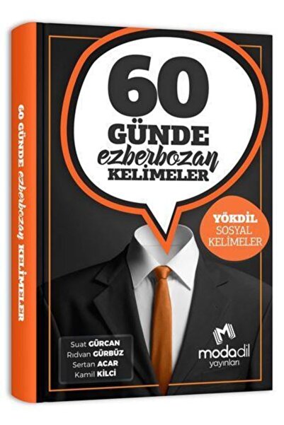 Modadil Yayınları Modadil Yayınları 60 Günde Ezberbozan Yökdil Sosyal Kelimeleri