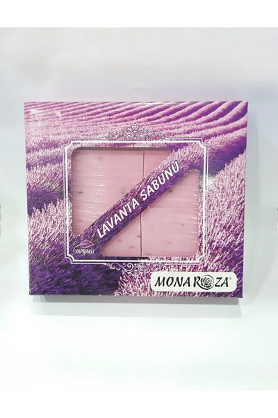 MonaRoza 4-Piece Leaf Lavender Soap 4*75 G