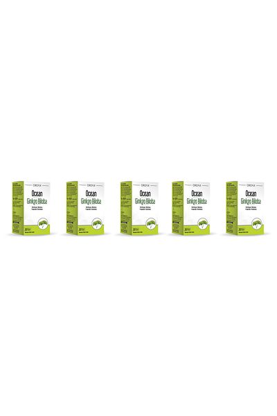 Ocean Ocean Ginkgo Biloba - Pack of 5 30 Capsules