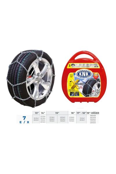 Genel Markalar KAR ZİNCİRİ TAKMATİK ÇAPRAZ 14-15-16-17 JANT ZİNCİR EBATLARI İ...
