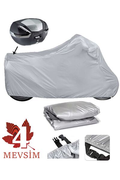 AutoEN Bisan Pacific 150 - Motorcycle Tarpaulin and Rear Bag Compatible