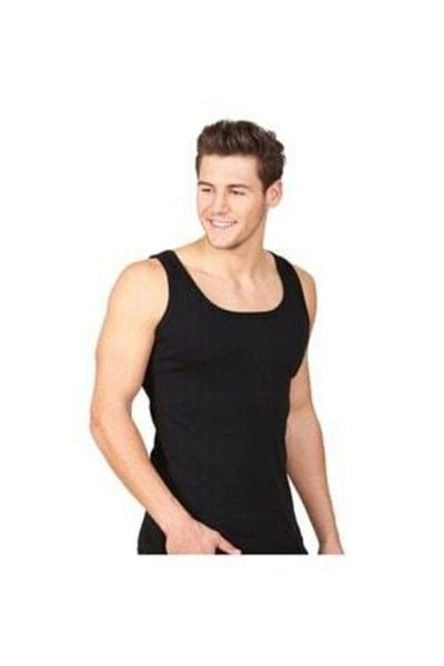 Berrak Men's White 6 Pack Classic Undershirt