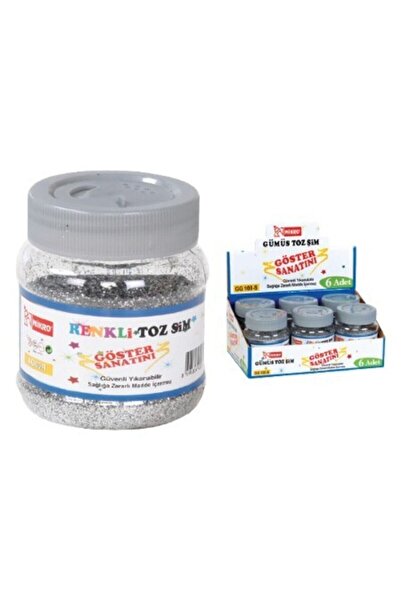 Mikro Gümüş Rengi Toz Sim 100 gr