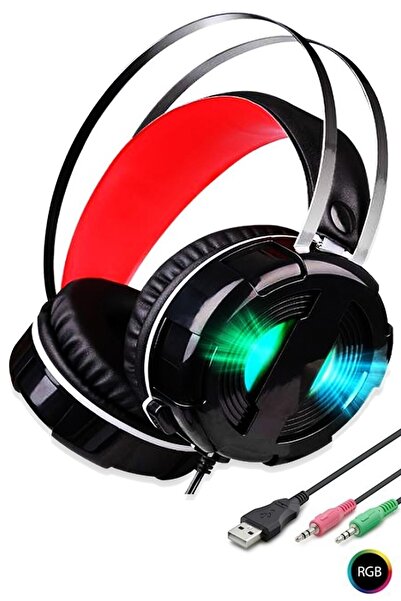 Genel Markalar J-tech Sprange Sr-x6 Pro Işıklı Gaming Oyuncu Mikrofonlu Kulaklık