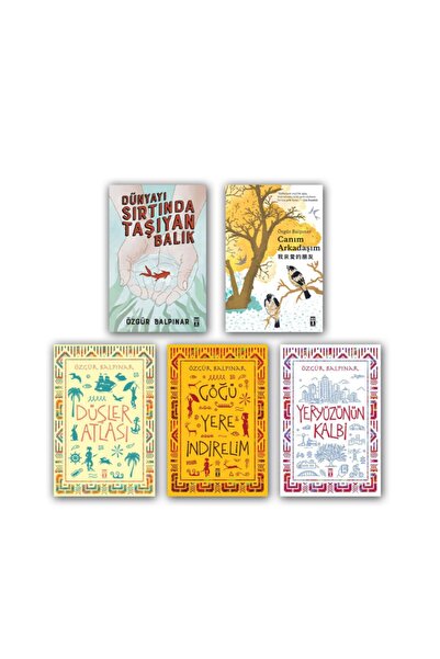 Genç Timaş Özgür Balpınar Canım Arkadaşım Dünyayı Sırtında Taşıyan Balık Set 5 Kitap