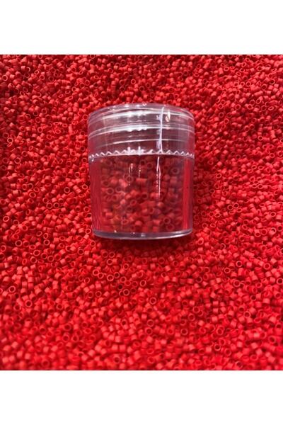 Hedef Bijuteri صندوق الخرز الأحمر الأصلي ميوكي ديليكا Db-753-72 رقم: 72- 11/0...