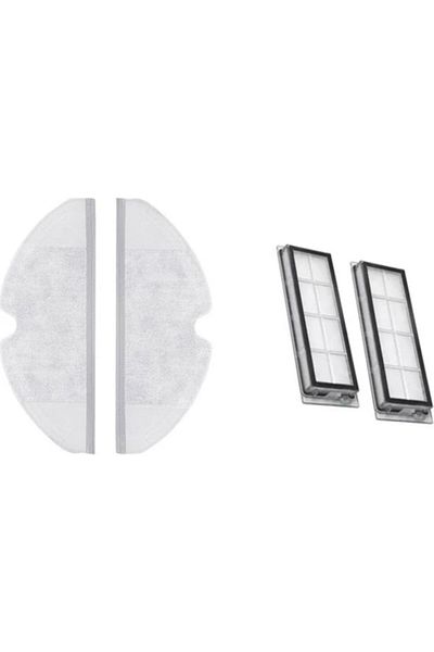 Roborge Xiaomi Mijia 1c - 2 في 1 مجموعة مرشح وممسحة متوافقة مع الروبوت
