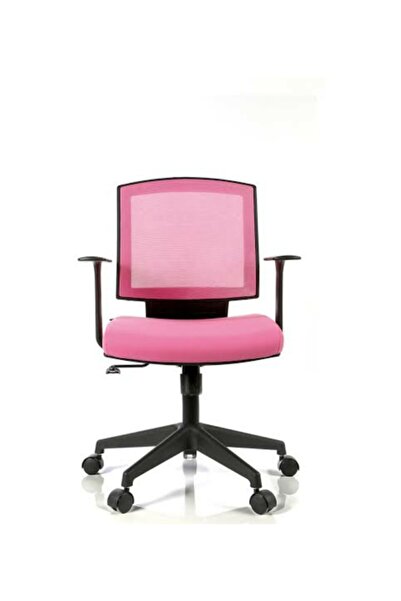 GOLDSİT Reks One 100 P Fileli Çalışma Koltuğu-pembe Kumaş