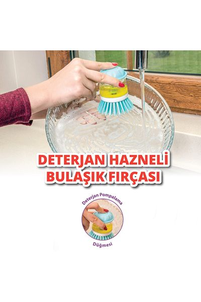 Flosoft Dish Brush with Detergent Tank F389