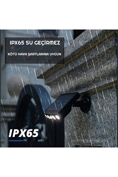 exeo Solar Led Güneş Enerjili Bahçe Duvar Lambası 2li Paket
