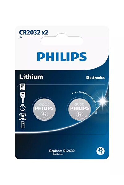 Philips Mini Düğme 2032 3V X2