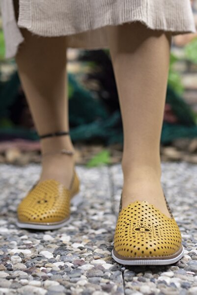 Riccon Dámské boty pro volný čas hořčice0012503