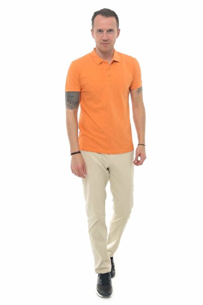 Cazador Caz 4613Чоловіча помаранчева поло-футболка
