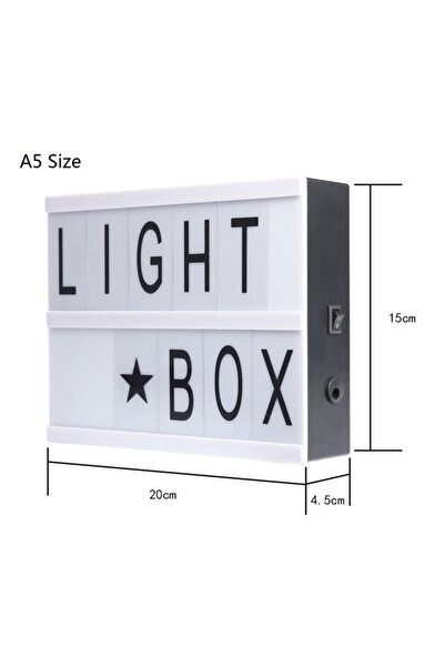 Acousticworld A5 Led Işıklı Yazı Panosu Lightbox