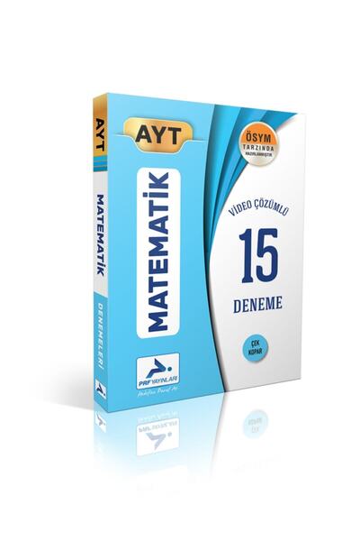 paraf yayınları AYT IQ DENEMELER MATEMATİK KÖŞE BİLGİ SERİSİ 15 DENEME