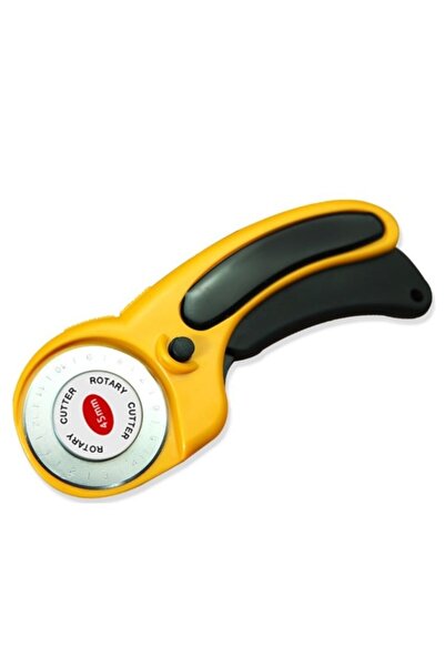 Kırkyama Patchwork Home Sarı Kırkyama Patchwork Makası Bıçağı 45mm