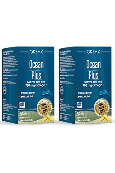 Ocean OceanPlusFish Oil - 1200Mg50 Capsules (2 Pieces)