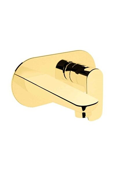 Artema X-line Duvardan Ankastre Lavabo Bataryası Altın A4239923