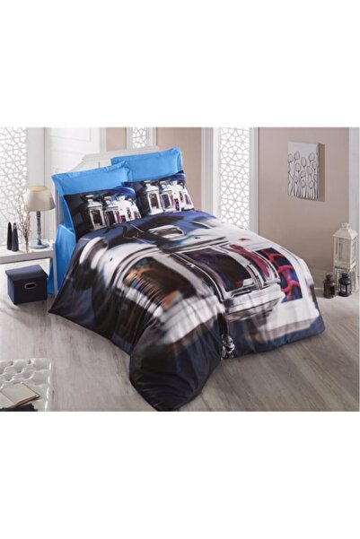 Komfort Home 3D Double Cotton Satin Duvet Cover Set