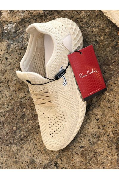 Pierre Cardin Unisex Cream Sneakers PC-30680