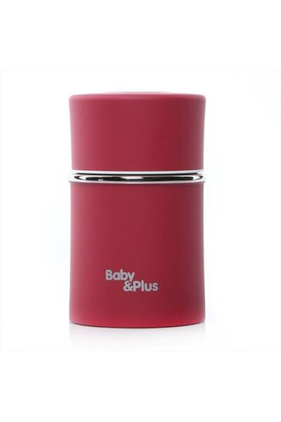Baby Plus Red Stainless Steel Food Thermos 260 ml Byp-sh4040r