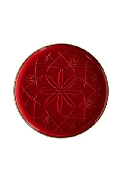 Porland Christina Kırmızı Düz Tabak 18 cm