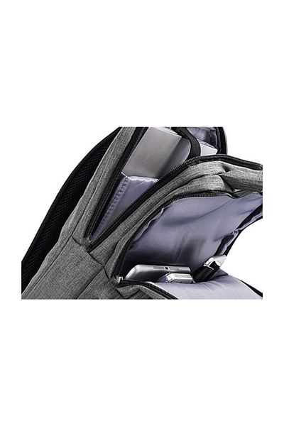 ADDISON 300448 15.6 Gray Notebook Backpack - Comfortable Design