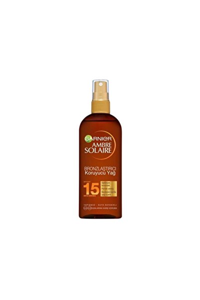Garnier Ambre Solaire Bronzlaştırıcı Koruyucu Yağ Spf 15 150ml