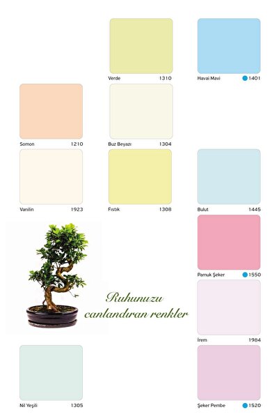 Fawori Plastik Iç Cephe Duvar Boyası 20 Kg Renk:ekru