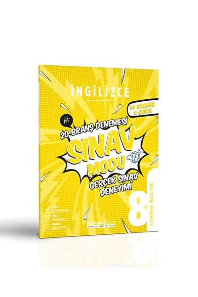 Pruva Akademi 8. Sınıf Ingilizce Branş Denemesi