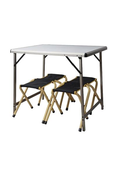 Genel Markalar Nurgaz Campout Katlanır Masa Tabure Seti