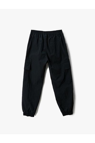Koton Einfache Jogger-Cargohose mit elastischer Taillentasche