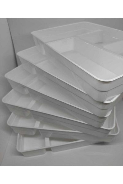 Minty Life 6Pcs White Multi-Purpose Organizer