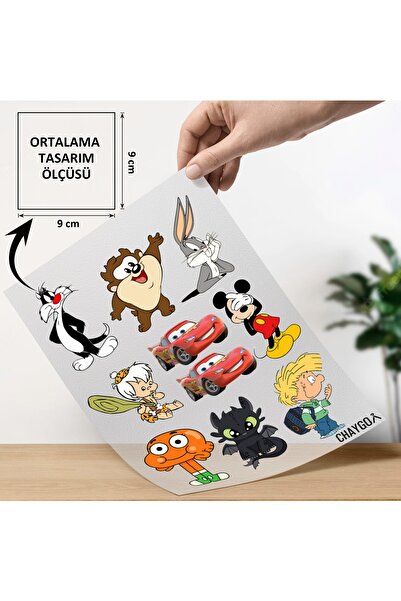 chaygoy Ütü Ile Yama Baskı A4 Boyutunda Baskı Kağıdı Yama Arma, Solma Çatlama...