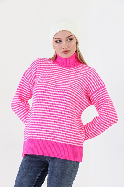 youknitwear you Γυναικείο πουλόβερ Angora Turtleneck