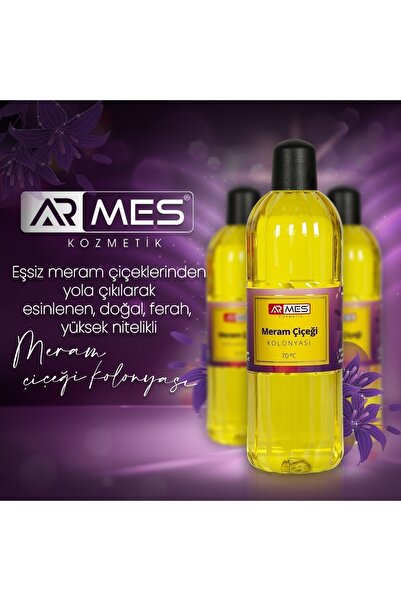 ARMES KOLONYA Meram Çiçeği Parfümlü Kolonya 400 Ml 70 Derece