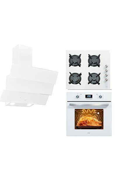 Çetintaş Evii White Pearl Ankastre Set 21