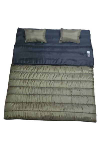 CAMP STORY Masiv-18 350 Gr Fiber Dogged Padded Double Zippered Sleeping Bag Khaki
