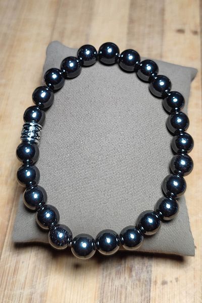 TAŞÇIZADE Hematite Stone 8 Mm Natural Bracelet