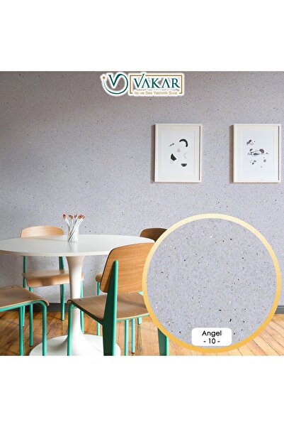 Vakar Canlı Sıva | Ipek Sıva | Dekoratif Sıva |angel 10 | Açık Sarı