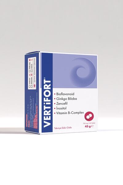 Vertifort جينكو بيلوبا ليمون فلافونويد زنجبيل فيتامين مركب 60 قرص