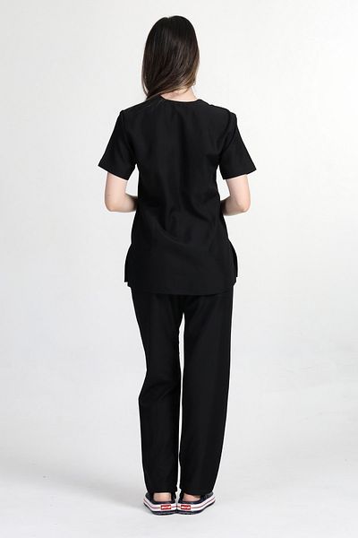 AZİM Costum Terikoton negru Zarfyaka Doctor Nurse Jersey (NECTION TEAM)