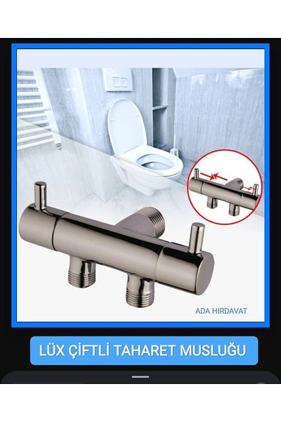 ADA HIRDAVAT One-Handed P.D.S. Luxury Double Bidet Tap - Luxury Intermediate Tap