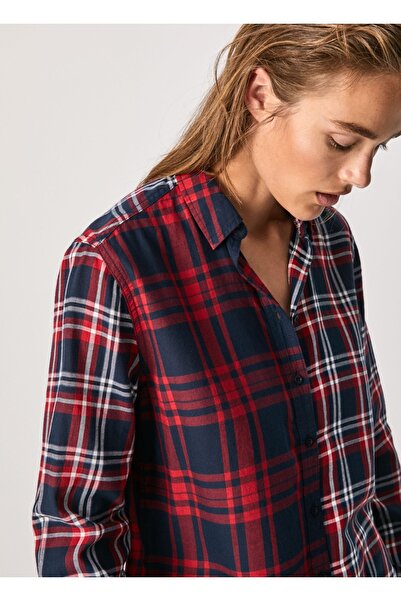 ozze butik Pamuklu Ekose Gömlek