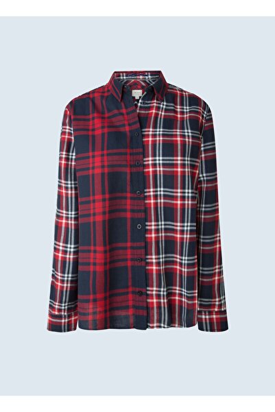 ozze butik Pamuklu Ekose Gömlek